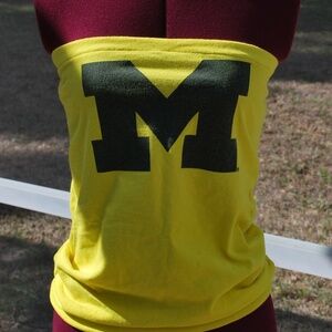 University of Michigan Wolverines  Strapless Tube Top Shirt size M